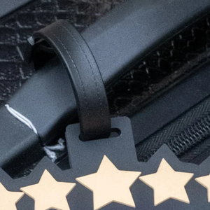 Etiqueta de equipaje de viaje con correa de seguridad y soporte para tarjetas de identificación para maletas, mochilas, equipaje de mano, uso diario y de negocios - Product Image 5