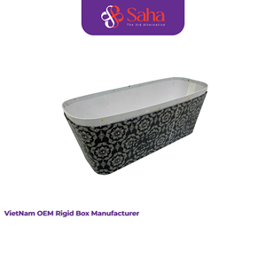 Cajas Rígidas de Papel Kraft Reciclables Hechas a Mano con Estampado en Relieve, Laminación Mate Biodegradable y Estampado en Lámina Dorada Personalizable OEM - Product Image 1