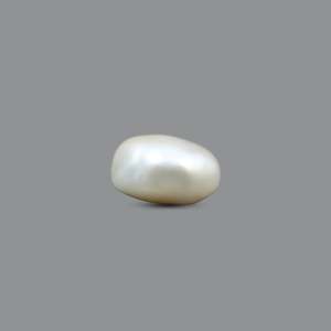 Loose Sky Blue Keshi Pearl 6.3 Carat Heart & Oval Cabochon Gemstone for Fine Jewelry - Product Image 3
