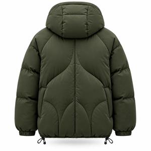 Veste d'hiver streetwear personnalisée, imperméable, respirante et légère, fabrication professionnelle OEM, prix raisonnable, pour hommes, 100% coton - Product Image 2