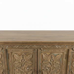 Top Quality Majestic Branches Designer Hand Carved Solid Wood 4 Door <b>Sideboard</b> for Dining Room Available for Worldwide Supply - Product Image 4