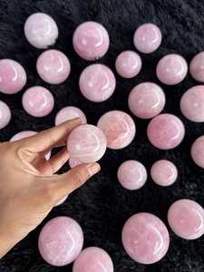 High Quality Natural Rose Quartz <b>Small</b> Sphere Ball Healing Crystal for Meditation Raisagate Brand Gujarat Origin Love Theme - Product Image 6