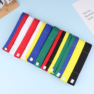 Cinturón de Taekwondo ITF de algodón de calidad, 200cm, accesorio de color para artes marciales, Karate, Judo, 1 ud. - Product Image 3