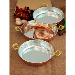 Olla para Sopa de Acero Inoxidable Pulido con Acabado Martillado, con Tapa y Asas Metálicas Dobles, Olla Decorativa para Cocinar en Casa, Restaurantes y Servicios de Catering - Product Image 4