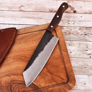 Couteau de Chef Professionnel LEGACY BLADES 2026 en Acier Carbone Forgé Fait Main, Manche en Bois, Ambidextre, Compatible Lave-Vaisselle - Product Image 1