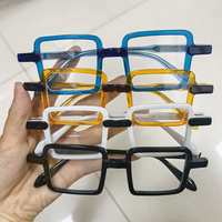 Déstockage, montures de lunettes de vue en acétate solide, œil de chat, lunettes de vue unisexes tendance avec protection des yeux, livraison rapide