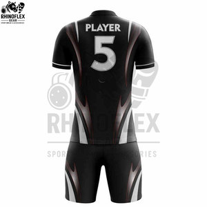Customized Printing Logo <b>Soccer</b> Team Wear Sports Jersey Quick Dry <b>Soccer</b> Uniform Designs Blue Football Jersey <b>Soccer</b> Jersey Set - Product Image 2