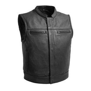 Gilets de moto en cuir, Gilet de motard personnalisé en cuir, Gilet de moto en cuir pour motard 2026 - Product Image 1