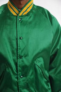 Chaqueta de béisbol personalizada de alta calidad para hombre Satén Varsity Letterman Style Winter High Street Fashion - Product Image 6