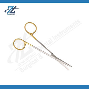 Ciseaux dentaires TC droits et courbés, aiguisés/à bout arrondi, en carbure de tungstène, instruments chirurgicaux, ciseaux opératoires dentaires en acier inoxydable - Product Image 5