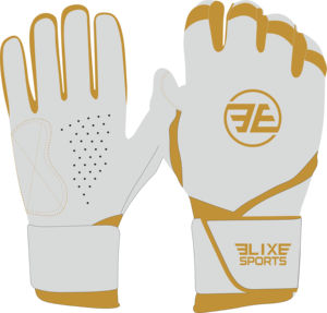 Guantes de Bateo ELIXE SPORTS Blancos y Rosas de Cuero, Transpirables, Flexibles, Ligeros, Duraderos, de Alta Calidad, con Cierre de Velcro, para Mano Izquierda/Derecha - Product Image 6