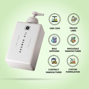 Aceite de Ducha Orgánico a Base de Hierbas con Flor de Cerezo, Hidratante y Limpiador Corporal Natural para Piel Sensible, Marca Privada OEM/ODM - Product Image 4