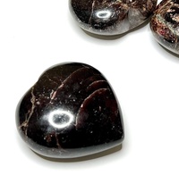 Usine directe Offre Spéciale Hessonite grenat cristal coeur palmier pierre Folk fête de mariage cadeau décor Art Style indien Agate