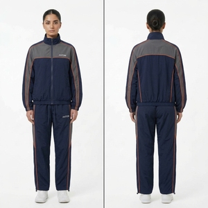 Conjunto Deportivo Cortavientos con Estampado de Camuflaje para Mujer - Chaqueta y Pantalones para Correr, Precio al por Mayor - Product Image 5