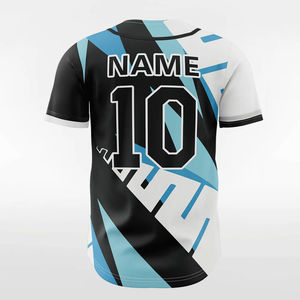 Service OEM entièrement personnalisé, dernière arrivée, maillot de baseball court, 100% polyester, respirant, séchage rapide, unisexe, meilleur fournisseur, haut de gamme - Product Image 3