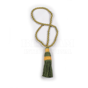 Cordón de Cruz Pectoral Personalizado OEM, Cordón de Obispo Directo de Fábrica, Borlas de Alta Calidad para Sacerdotes, Cordones con Flecos para Uniformes - Product Image 1