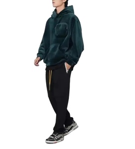 Sudaderas con capucha personalizadas de última moda, sudaderas de invierno navideñas, sudaderas de terciopelo cálidas y populares para hombre - Product Image 6