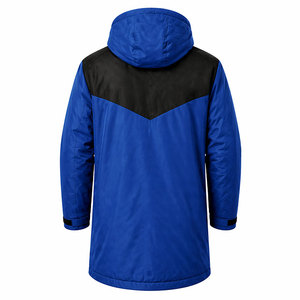 Parka de bain haute qualité coupe-vent et imperméable avec intérieur polaire doux et capuche intégrée pour piscine, plage et vestiaire extérieur - Product Image 3