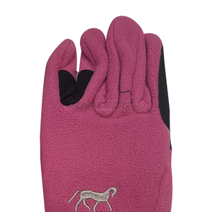 Guantes de entrenamiento de equitación para niños, antideslizantes, suaves, con agarre, equipo de equitación juvenil, logotipo bordado personalizado, guantes ecuestres de invierno - Product Image 3