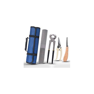 Stainless Steel Farrier Hoof Tool Set With Storage Bag Horse Hoof Nipper Rasp Knife Clincher Equipment - Product Image 6