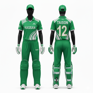 Women <b>Cricket</b> Uniform 180 GSM High Quality Polyester Micro Mesh Breathable Red <b>White</b> Panel Style uniform - Product Image 2