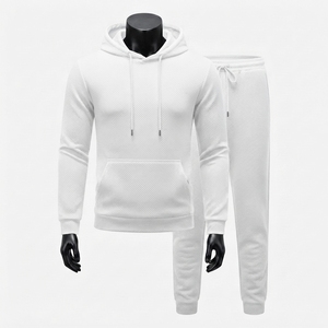 Ensemble sweat-shirt à capuche et pantalon de jogging pour homme, ensemble décontracté deux pièces, sweat-shirt et pantalon assortis - Product Image 4