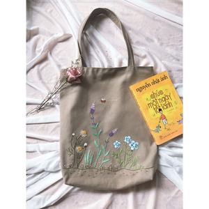 Bolsas de lona de algodón orgánico con logotipo impreso personalizado, bolsas de mano personalizadas, respetuosas con el medio ambiente - Product Image 3