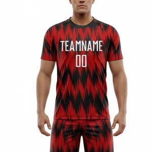 Maillot de football élégant, couleurs personnalisables, tissu léger et à séchage rapide, idéal pour l'entraînement, la compétition et les acheteurs en gros. - Product Image 3