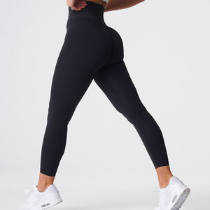 Leggings de Yoga para Mujer, Cintura Alta, Sin Costuras, Transpirables, de Forro Polar, Personalizables, para Entrenamiento, Deporte, Fitness y Moda - Product Image 1