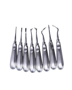 Elevador de Raíces Ortodóntico de Acero Inoxidable Completo, Instrumentos Quirúrgicos Dentales, Cabezal Curvo para Dentistas, Autoclavable y Lavable - Product Image 1