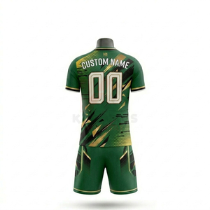 Uniformes de Fútbol Personalizados con Pantalones Cortos a Juego, Fabricante OEM, Suministro al por Mayor para Academias y Clubes de Fútbol - Product Image 2