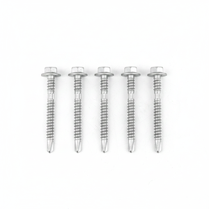 Self-Drilling Screws Washer Head Zinc/Hot-Dip Galvanized Carbon Steel Metric/Inch Standard <b>Deep</b> Coarse Thread Class 8 - Product Image 1