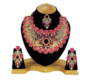 Conjunto de Joyería de Aleación de Cuarzo con Forma de Flor Estilo Vintage, Collar, Pendientes y Diadema para Mujer, Boda, Aniversario, Fiesta de Compromiso - Product Image 2