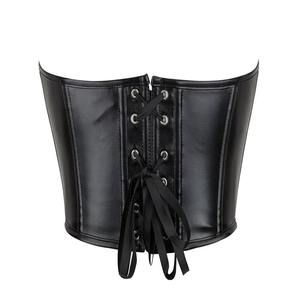 Corset en cuir véritable pour femme, gaine amincissante tendance, bustier en peau d'agneau de qualité supérieure, vente en gros, fournisseur d'usine OEM - Product Image 5