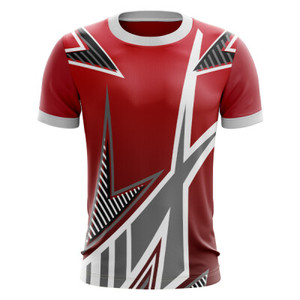 T-shirt à manches courtes personnalisé avec impression par sublimation couleur intégrale, confortable, écologique, séchage rapide, vêtements de sport - Product Image 5