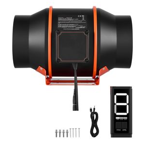 Ventilatore Inline da 6 Pollici con Motore EC, 10 Velocità, Timer PWM, 402 CFM, Ventilazione a 3 Velocità, Montaggio a Soffitto, Personalizzazione ODM - Product Image 1