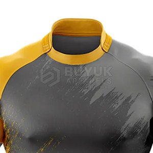 Tenue de rugby en polyester, séchage rapide, légère, respirante, durable, pour l'entraînement sportif en équipe, pour hommes adultes - Product Image 6