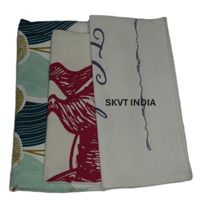 Nouvelle serviette de cuisine en coton à motif floral élégant, design personnalisé, cadeau promotionnel, torchon en toile respirant, serviette à thé jetable - Product Image 6