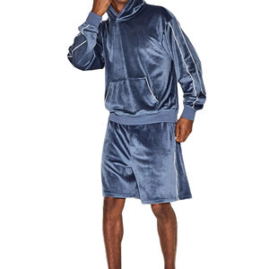 Produits Tendances 2025 Nouveautés Ensembles de Survêtements en Velours de Coton pour Femmes, Sweats à Capuche Courts et Pantalons en Velours, 2 Pièces pour Filles - Product Image 6