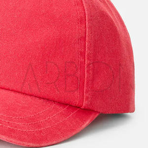 Casquettes 6 panneaux en tissu de coton doux et respirant, rose, avec broderie florale personnalisée, pour prix de gros - Product Image 5