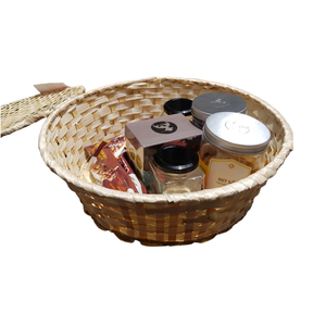 Caja de Regalo Minimalista de Bambú Natural, Cesta Rectangular Tejida con Tapa Extraíble, Caja de Presentación Moderna de Madera Ecológica, Organizador para el Hogar - Product Image 3