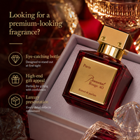 Parfum Arabe Ambré Boisé Longue Durée 100ml pour Hommes et Femmes, Extrait de Parfum, Marque Privée Rouge 40, Fabrication Usine