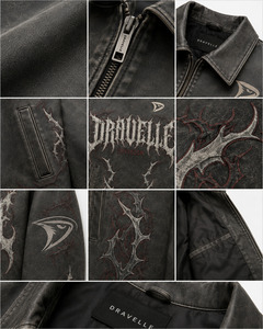 Custom <b>Men</b> Genuine Leather Jacket OEM Private Label Motorcycle Biker Jacket Wholesale Manufacturer - Product Image 5