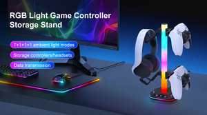 Estación de Carga Doble para Controles de PS5 con 2 Soportes de Carga, Accesorios para Controles de Juego para Xbox/PS5/<span class=keywords><strong>PS4</strong></span>/Switch, Base RGB - Product Image 5