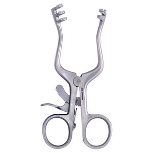 Retractor de tejidos con bloqueo de trinquete y dientes entrelazados que facilita la retractación de incisiones quirúrgicas con mínimos daños a los tejidos circundantes - Product Image 2