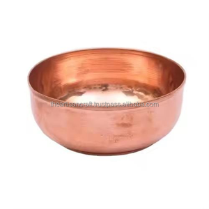 Frutero Redondo de Cobre Pulido de Calidad Superior, Vajilla, Tazones Ecológicos, Accesorio de Cocina para Fiestas - Product Image 2