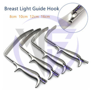 Écarteur mammaire pour chirurgie plastique avec lumière en forme de L, outil médical en acier inoxydable - Product Image 5