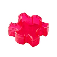Boîte de mariage pliable en plastique PS transparent de style puzzle Kwang Hsieh, écologique, réutilisable, avec logo personnalisé, sans danger pour les aliments
