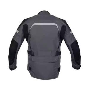 เสื้อแจ็คเก็ตมอเตอร์ไซค์แขนยาวสำหรับผู้ชาย สีตัดต่อ กันลม ใส่ได้ทุกฤดู สำหรับขี่รถแข่ง ผลิตจากวัสดุโพลีเอสเตอร์และไนลอน - Product Image 3