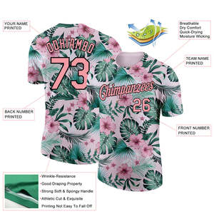 Professional Men's Sublimation Shirts UV Protection Slim Fit Quick Dry Polyester Full Color Print Crew Neck OEM ODM Export - Product Image 3